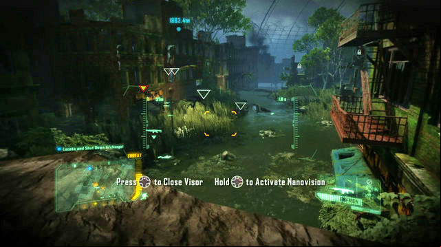 After you reach an open area, walk over to its left side - Locate and deactivate Archangel - Red Star Rising - Crysis 3 - Game Guide and Walkthrough