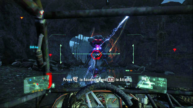 After you zipline to the ground, there may be a Pinger waiting for you - Destroy the second defense system - Only Human - Crysis 3 - Game Guide and Walkthrough