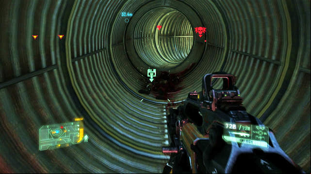 After you reach the System X headquarters, walk over to the left side of the building - The Root of All Evil - CELL intel data and posters - Crysis 3 - Game Guide and Walkthrough