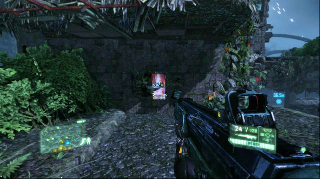 Right next to the first AA system, walk over to its right side (opposite to the mission objective) - Only Human - CELL intel data and posters - Crysis 3 - Game Guide and Walkthrough