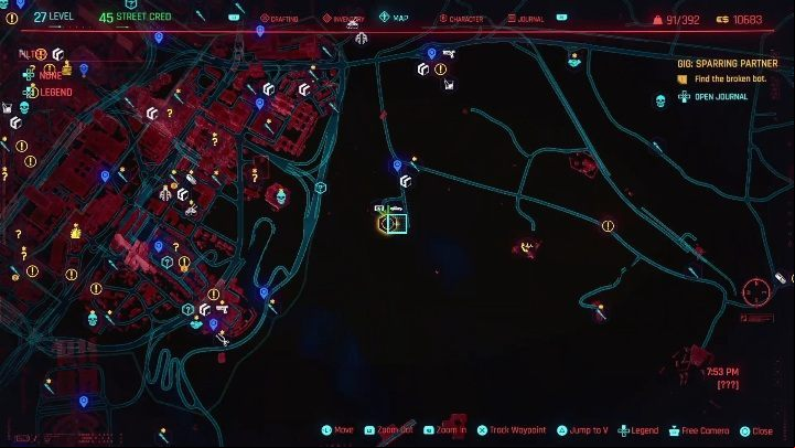 Location: Eastern Badlands, Red Peaks - Cyberpunk 2077: Thievery, Badlands - Gigs, walkthrough, map - Badlands - Cyberpunk 2077 Guide