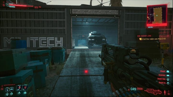 Target: Mobile radar station - Cyberpunk 2077: Thievery, Badlands - Gigs, walkthrough, map - Badlands - Cyberpunk 2077 Guide
