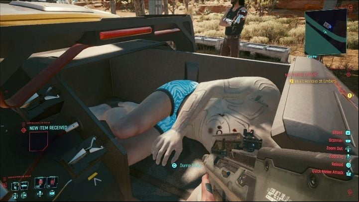 Target: Trevor's body - Cyberpunk 2077: SOS: Merc Needed, Badlands - Gigs, walkthrough, map - Badlands - Cyberpunk 2077 Guide