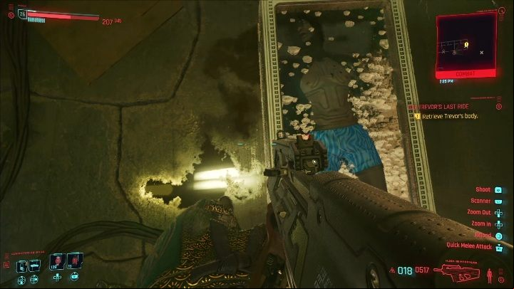 If you can't interact with the man after you reach him, just reload the latest game save - Cyberpunk 2077: SOS: Merc Needed, Badlands - Gigs, walkthrough, map - Badlands - Cyberpunk 2077 Guide
