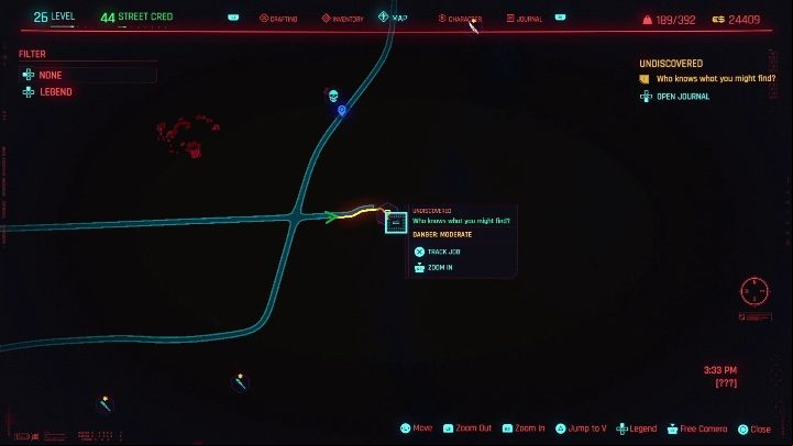 Location: Southern Badlands, Jackson Plains - Cyberpunk 2077: SOS: Merc Needed, Badlands - Gigs, walkthrough, map - Badlands - Cyberpunk 2077 Guide