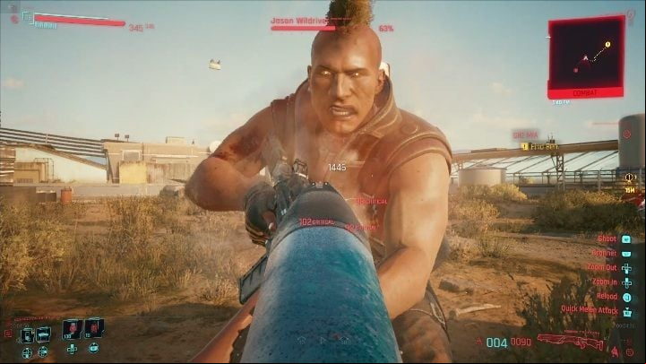 Walkthrough: your task is to reach the correct building, find the right man and help him escape outside - Cyberpunk 2077: SOS: Merc Needed, Badlands - Gigs, walkthrough, map - Badlands - Cyberpunk 2077 Guide