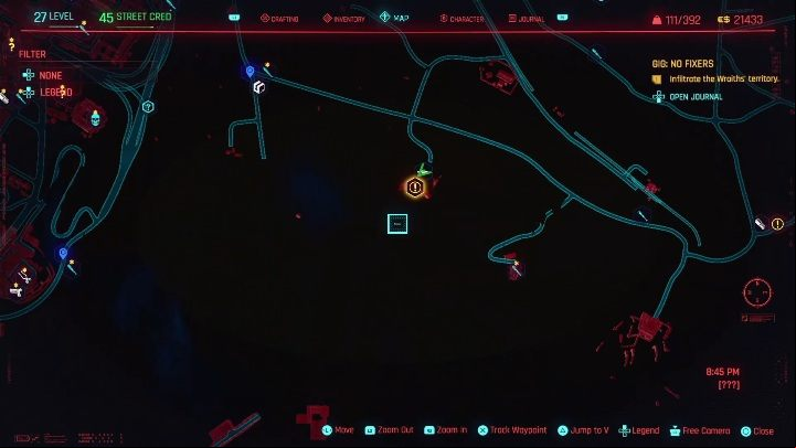 Location: Eastern Badlands, Rocky Ridge - Cyberpunk 2077: SOS: Merc Needed, Badlands - Gigs, walkthrough, map - Badlands - Cyberpunk 2077 Guide