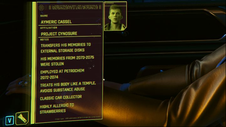 You can check the files whenever you want - you don't have to memorize them - Cyberpunk Phantom Liberty: Firestarter - walkthrough - Main quests - Cyberpunk 2077 Guide