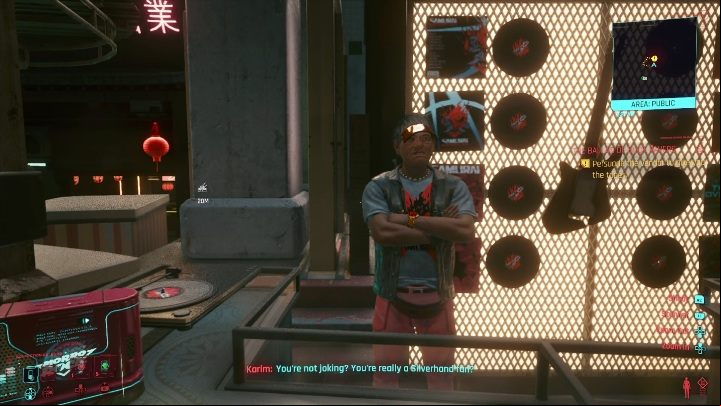 Your task is simple - you need to talk to a man playing on the market - Cyberpunk 2077: The Ballad Of Buck Ravers walkthrough - Exploration - Cyberpunk 2077 Guide