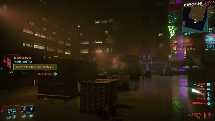Walkthrough: your task is to get into the building from which you have to lead her out - Cyberpunk 2077: SOS: Merc Needed, Westbrook - gigs, walkthrough, map - Westbrook - Cyberpunk 2077 Guide