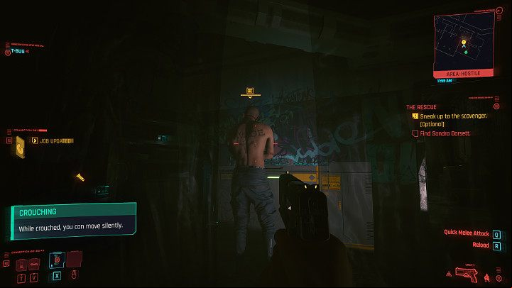 Inside there is one opponent waiting for you - Cyberpunk 2077: The Rescue walkthrough - Main missions - Cyberpunk 2077 Guide