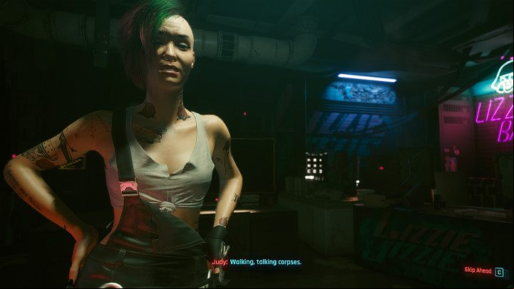 Finally, Judy will give V a portable braindance device (BD), with the appropriate calibration settings saved - Cyberpunk 2077: The Information walkthrough - Act 1 - Cyberpunk 2077 Guide