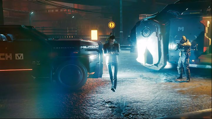 When you go outside, Anthony Gilchrist will be waiting for you, apparently no longer a prisoner of Mrs - Cyberpunk 2077: The Pickup walkthrough - Act 1 - Cyberpunk 2077 Guide