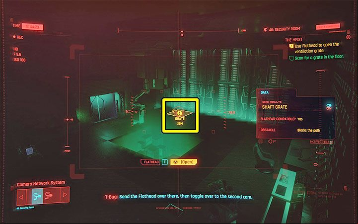 Return to the camera from the previous room, i - Cyberpunk 2077: Where to lead Flathead? - Puzzle solutions - Cyberpunk 2077 Guide