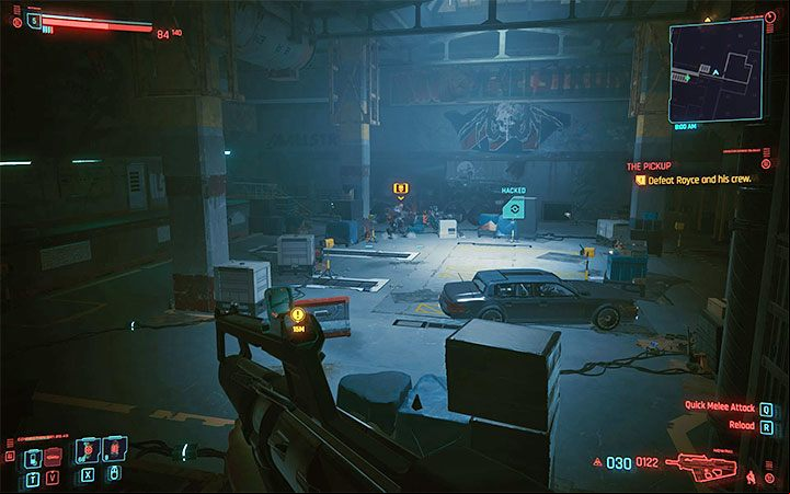 If, however, Royce hasn't died during your first negotiation meeting, he will appear in power armor towards the end of the escape from the factory, after obtaining the spiderbot - Cyberpunk 2077: How to beat Royce? - Bosses - Cyberpunk 2077 Guide