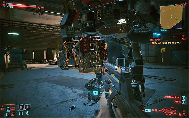The second variant is to deal with Royce in open combat - Cyberpunk 2077: How to beat Royce? - Bosses - Cyberpunk 2077 Guide