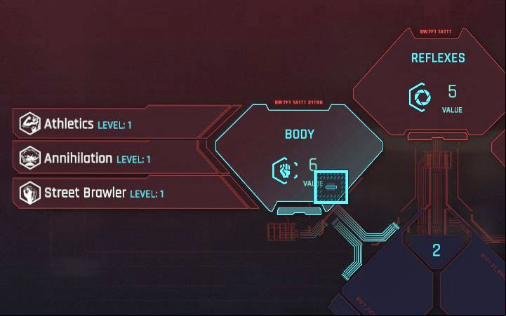 Each skill can be developed to level 20 - Cyberpunk 2077: What activities develop Vs skills? - V - main character - Cyberpunk 2077 Guide