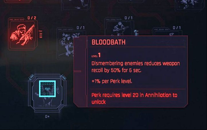 After you advance to the maximum level 20, you will gain access to a special perk - Cyberpunk 2077: What activities develop Vs skills? - V - main character - Cyberpunk 2077 Guide