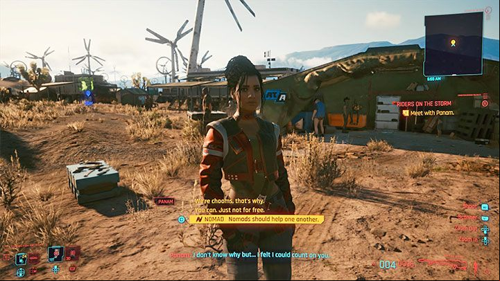 From Panam, you will find out that Saul was kidnapped, and he is most likely being held in the Raffen Shiv camp - Cyberpunk 2077: Riders on the Storm walkthrough - Storyline quests - Cyberpunk 2077 Guide