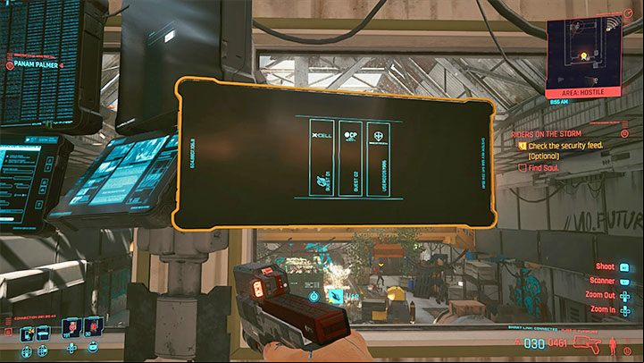 On the floor of the building, you can optionally visit the control room - Cyberpunk 2077: Riders on the Storm walkthrough - Storyline quests - Cyberpunk 2077 Guide