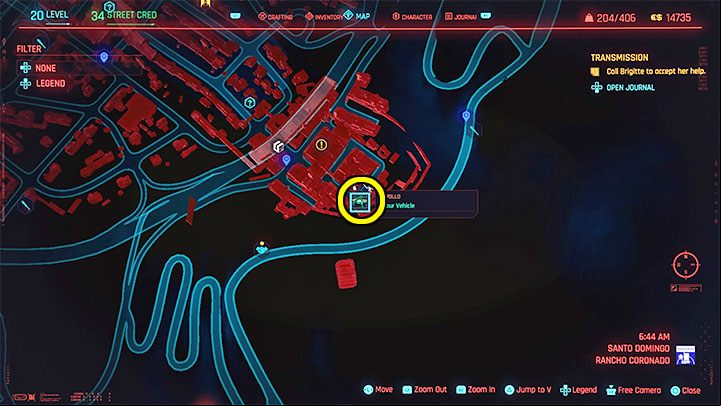 1 - Cyberpunk 2077: The Highwayman walkthrough - Exploration - Cyberpunk 2077 Guide