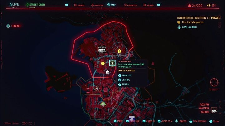 1 - Cyberpunk 2077: Lt. Mower - cyberpsycho sighting walkthrough - Cyberpsycho Sighting - mini-bosses - Cyberpunk 2077 Guide