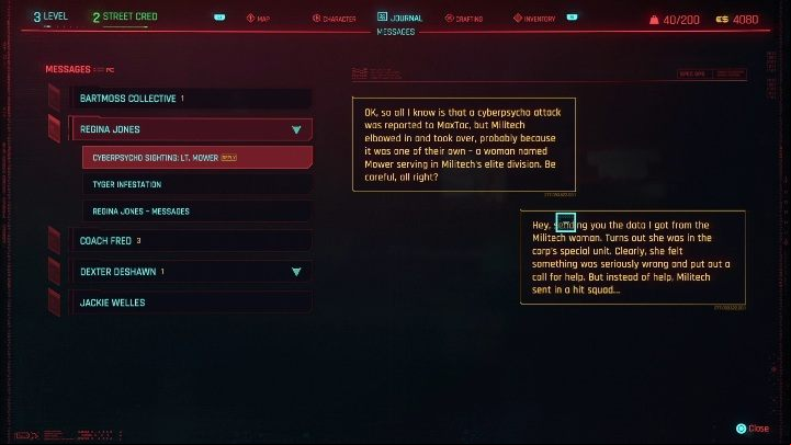 To complete the task you must enter - Cyberpunk 2077: Lt. Mower - cyberpsycho sighting walkthrough - Cyberpsycho Sighting - mini-bosses - Cyberpunk 2077 Guide