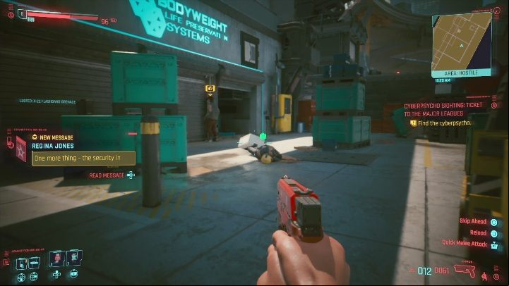 How to start: Complete The Rescue and find your opponent on the map - Cyberpunk 2077: Ticket to the Major Leagues - cyberpsycho sighting walkthrough - Cyberpsycho Sighting - mini-bosses - Cyberpunk 2077 Guide