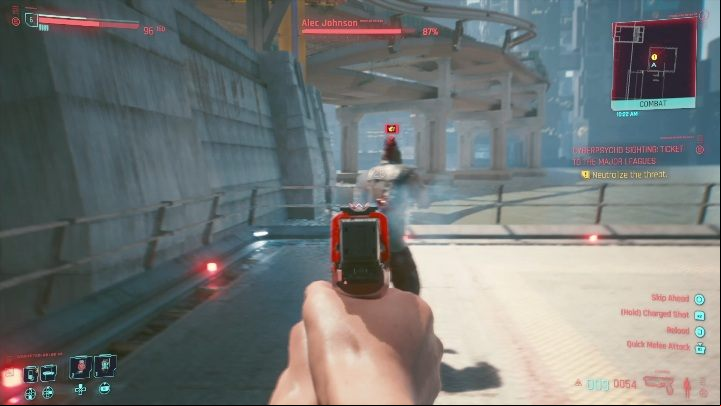 Important information about the fight against Alec Johnson - Cyberpunk 2077: Ticket to the Major Leagues - cyberpsycho sighting walkthrough - Cyberpsycho Sighting - mini-bosses - Cyberpunk 2077 Guide