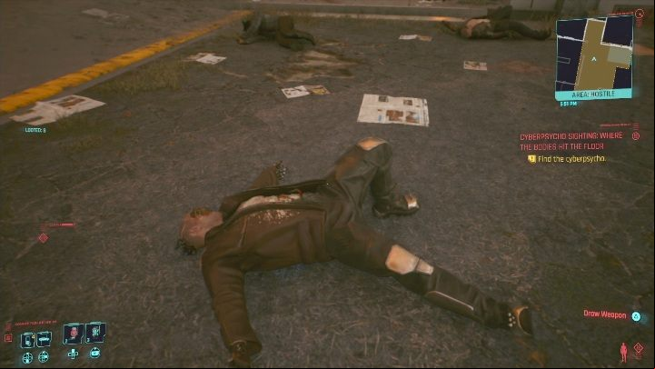 2 - Cyberpunk 2077: Where the Bodies Hit the Floor, cyberpsycho sighting walkthrough - Cyberpsycho Sighting - mini-bosses - Cyberpunk 2077 Guide