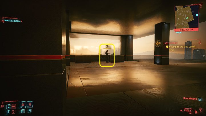 Once you go inside, go ahead and walk through the double door - Cyberpunk 2077: Last Caress walkthrough - Act 3 - Cyberpunk 2077 Guide