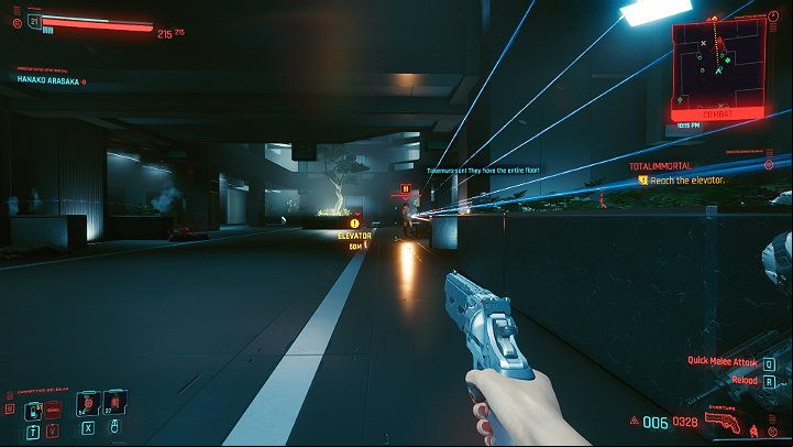 There will be a lot of Arasaka's agents here a lot so it's recommended to use the available curtains to increase your chances of survival, especially during the fight with the mech - Cyberpunk 2077: Totalimmortal walkthrough - Act 3 - Cyberpunk 2077 Guide