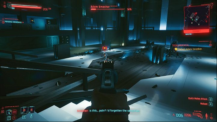 The third phase of the fight is definitely the easiest one - Cyberpunk 2077: Totalimmortal walkthrough - Act 3 - Cyberpunk 2077 Guide