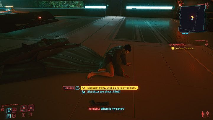 After winning the fight, go straight to Yorinobu's office and talk to him - Cyberpunk 2077: Totalimmortal walkthrough - Act 3 - Cyberpunk 2077 Guide
