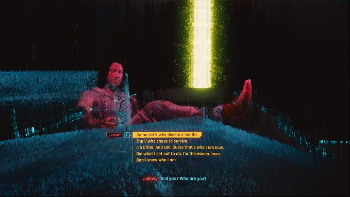 V is transferred to the Arasaka Research Space Station where the best neurosurgeons will attempt to remove the biochip from their head - Cyberpunk 2077: Corporate Ending - Arasaka - Endings - Cyberpunk 2077 Guide