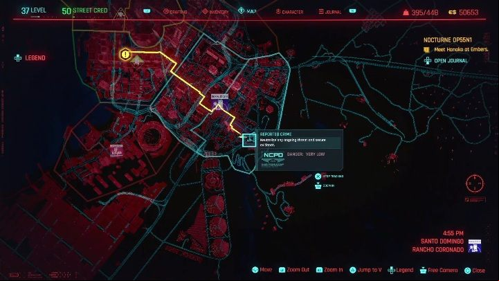 Location: western part of Santo Domingo, Rancho Coronado - Cyberpunk 2077: All Perk shards - Secrets & Collectibles - Cyberpunk 2077 Guide