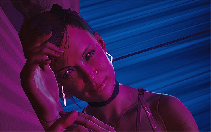 The visit to Clouds does not contain any clearly erotic scenes - Cyberpunk 2077: Joytoys - how to pay them? - Romances - Cyberpunk 2077 Guide