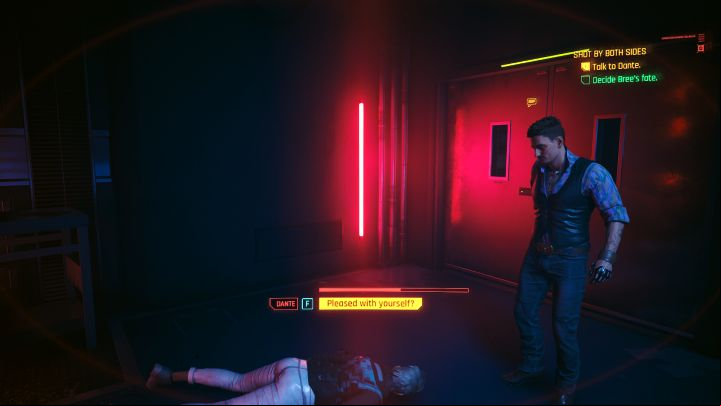 After everything is done, leave the underground laboratory - Cyberpunk Phantom Liberty: Shot by Both Sides - walkthrough - Side quests - Cyberpunk 2077 Guide