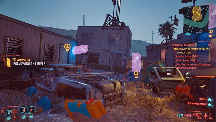 During the next conversation with River you can ask him about what happened with the serial killer and get to know River a bit better - Cyberpunk 2077: Following the River (River) - walkthrough - Exploration - Cyberpunk 2077 Guide