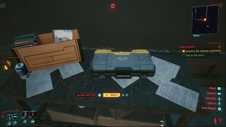 You can open the briefcase in two ways - Cyberpunk 2077: Space Oddity walkthrough - Exploration - Cyberpunk 2077 Guide