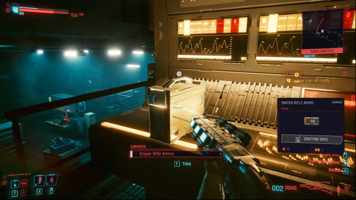 The basic method is exploring visited places - Cyberpunk 2077: How to get ammunition? - Combat, stealth and hacking - Cyberpunk 2077 Guide