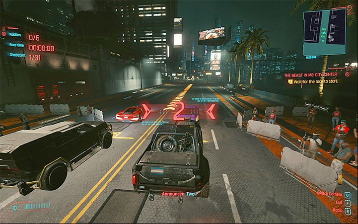 Street races are initially not visible on the city map - Cyberpunk 2077: How to unlock Racing in Night City? - Exploration - Cyberpunk 2077 Guide