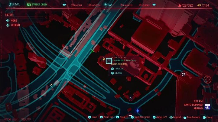 Location: western part of Santo Domingo, Arroyo - Cyberpunk 2077: Thievery, Santo Domingo - gigs, walkthrough, map - Santo Domingo - Cyberpunk 2077 Guide