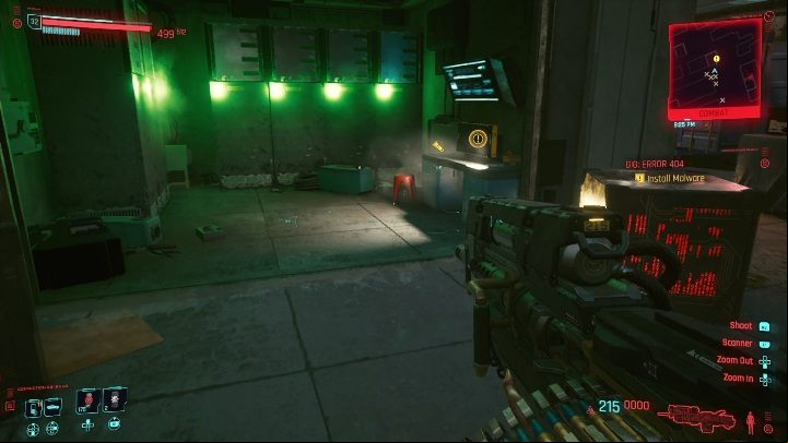 The target: to the virus to the computer - Cyberpunk 2077: Agent Saboteur, Santo Domingo - Gigs, walkthrough, map - Santo Domingo - Cyberpunk 2077 Guide