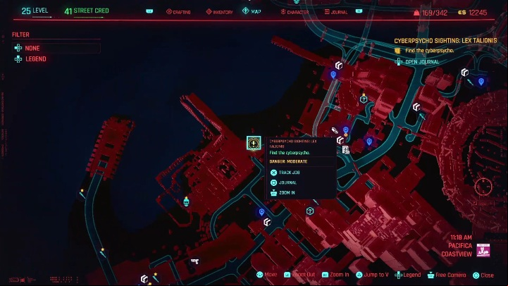 SpaceBoy is in the hideout of netrunners, in the northern part of the Pacifica - Cyberpunk 2077: Lex Talionis - cyberpsycho sighting walkthrough - Cyberpsycho Sighting - mini-bosses - Cyberpunk 2077 Guide