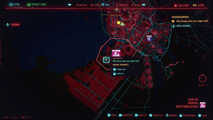 1 - Cyberpunk 2077: Thievery, Pacifica - Gigs, walkthrough, map - Pacifica - Cyberpunk 2077 Guide