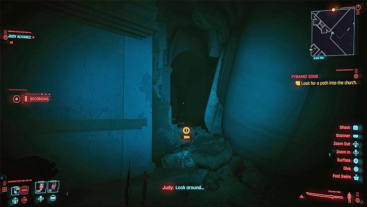 Another place that you can optionally explore is a gas station - Cyberpunk 2077: Pyramid Song (Judy) - walkthrough - Storyline quests - Cyberpunk 2077 Guide