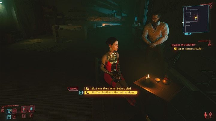 Talk to Hanako Arasaka and tell her how her father really died - Cyberpunk 2077: Search and Destroy walkthrough - Act 2 - Cyberpunk 2077 Guide