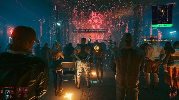 Go to the chapel at Sloane Lane - Cyberpunk 2077: Map Tann Pelen walkthrough - Act 2 - Cyberpunk 2077 Guide