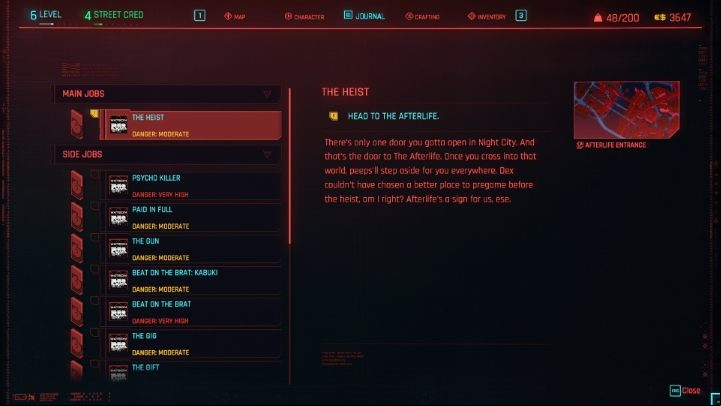 The main jobs tell the main plot of the game - Cyberpunk 2077: Quest types - Basics - Cyberpunk 2077 Guide